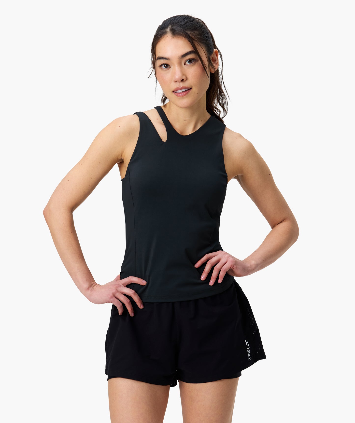 ACTIVEWEAR SHORTS WITH BUILT-IN SHORTS
