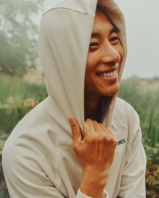 NATURE SERIES FUNNEL-NECK HOODIE