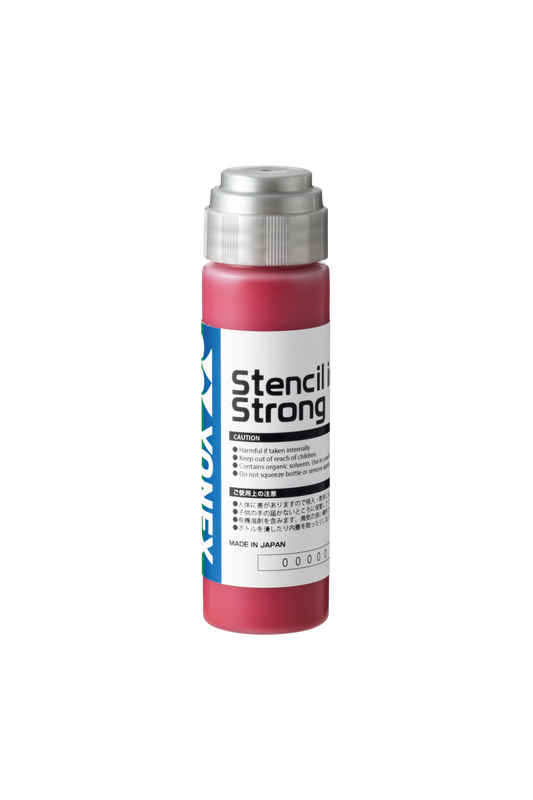 STENCIL RACQUET INK STRONG