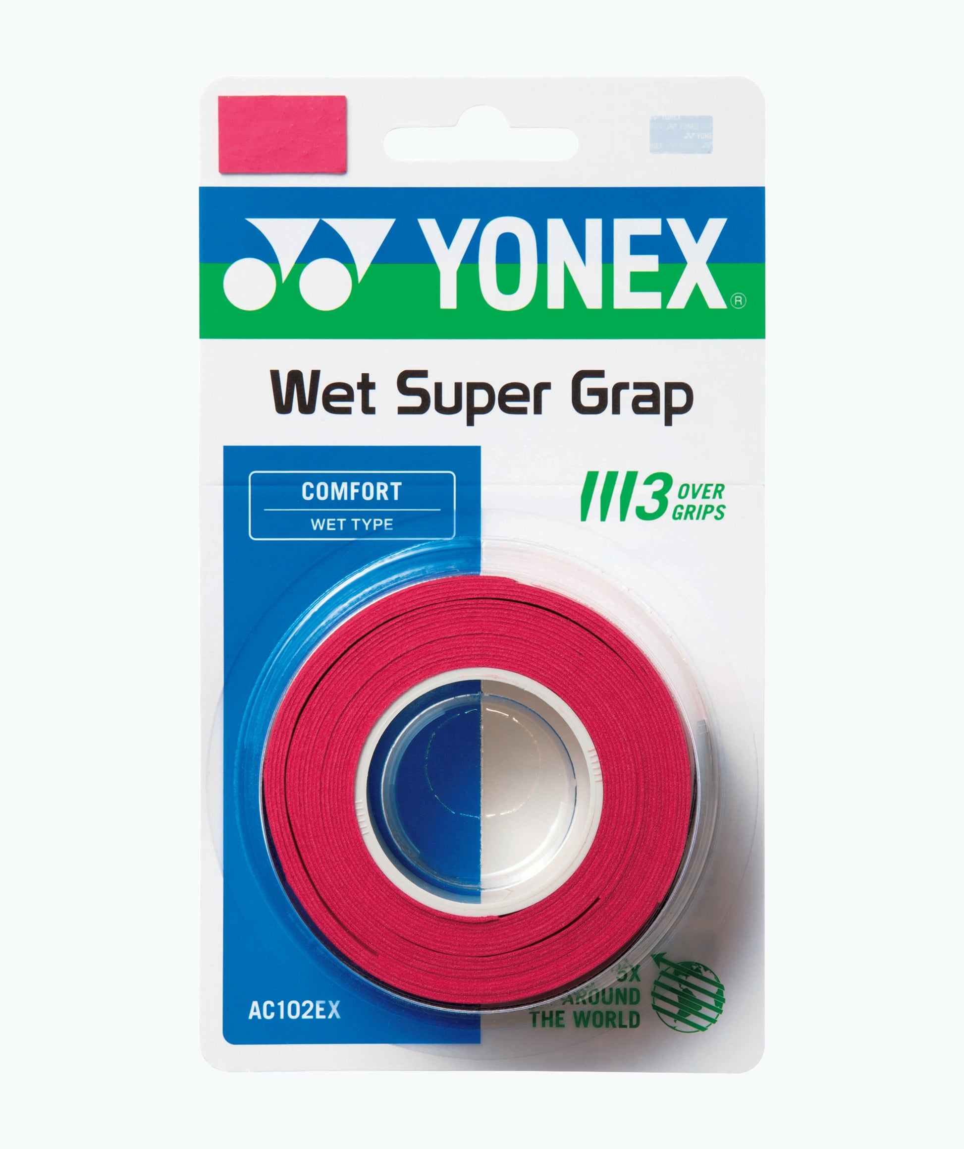 Yonex Super Grap AC102 badminton overgrip 3-pack