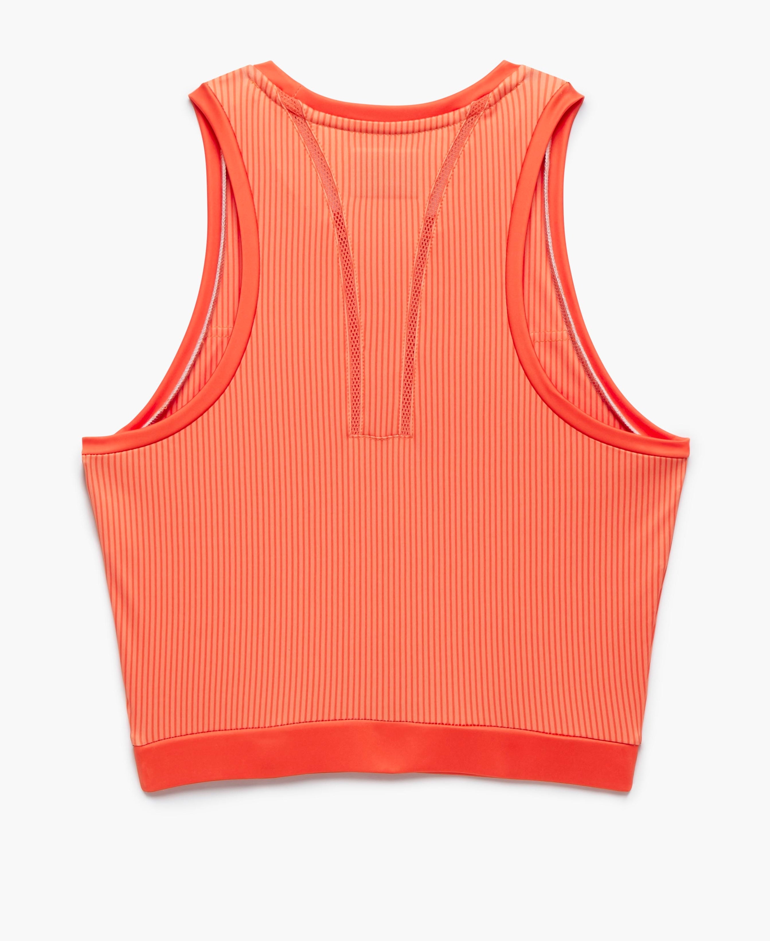 BLACKBIRD 25SS MESH TANK TOP ORANGE 柿乃葉 ISO-GLOW RIBBED CROPPED TOURNAMENT TANK – Yonex USA