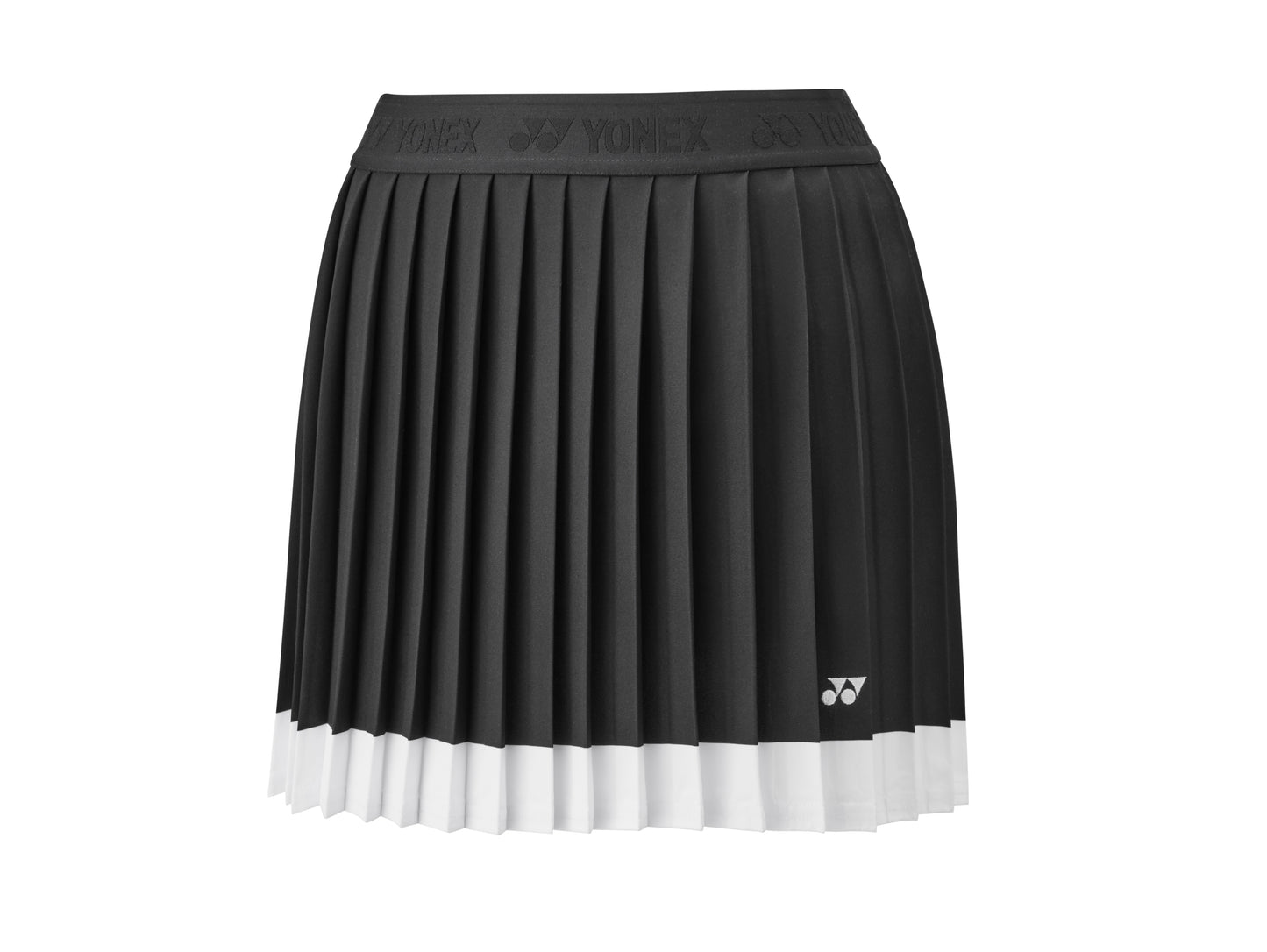 CONTRAST PLEATED TENNIS SKIRT WITH INTEGRATED SHORTS