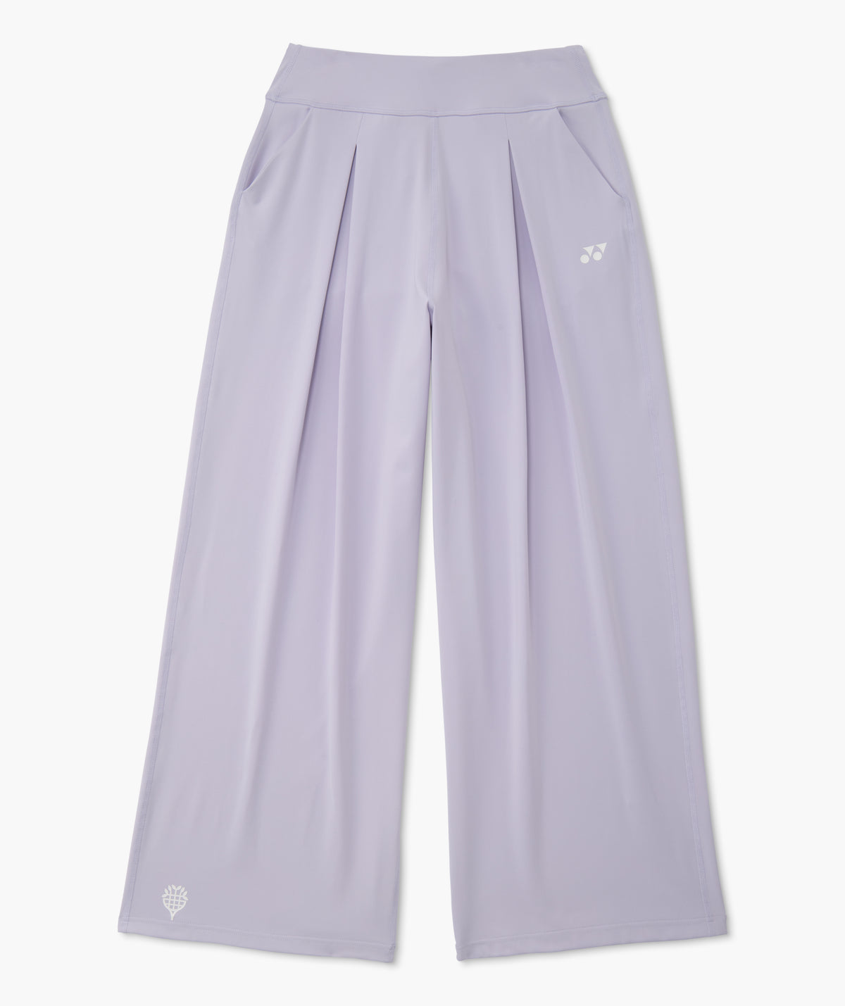 NATURE SERIES PLEATED WIDE-LEG PANTS
