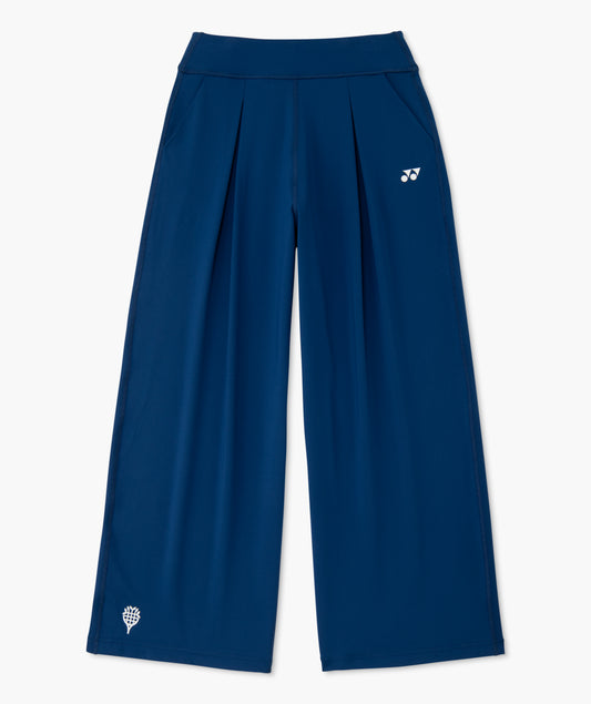 NATURE SERIES PLEATED WIDE-LEG PANTS