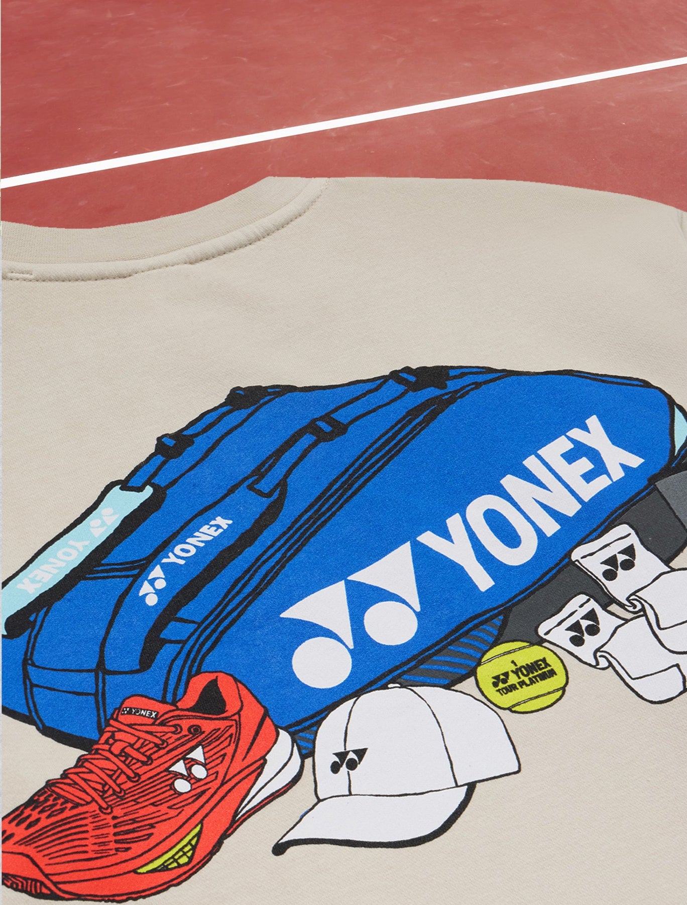 YONEX - NEW ステラブルー 角度が変えられる壁打ち無音布(むおん