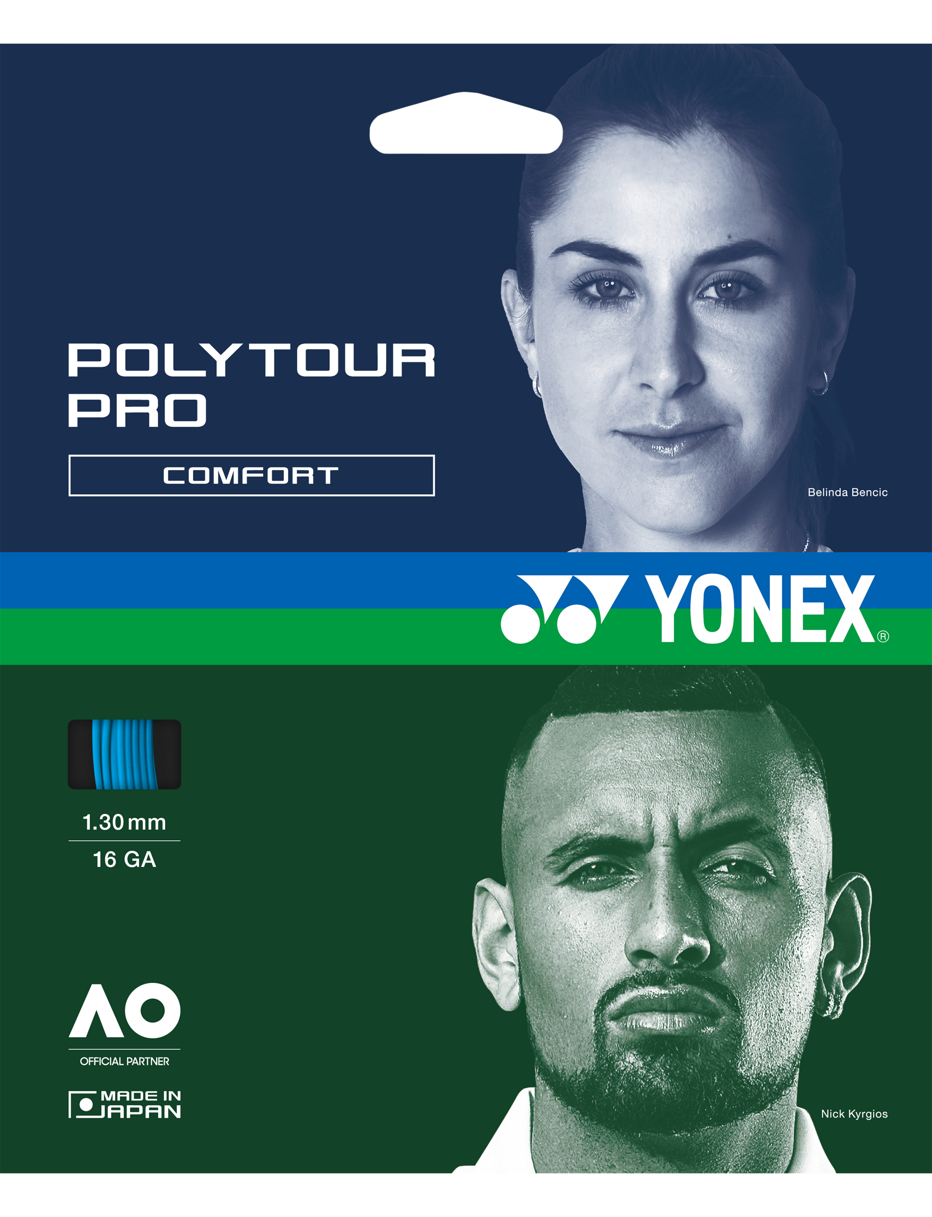YONEX - ヨネックス ポリツアープロ 130　200m ロール　YONEX　ブルー POLYTOUR PRO 130 - SET – Yonex USA