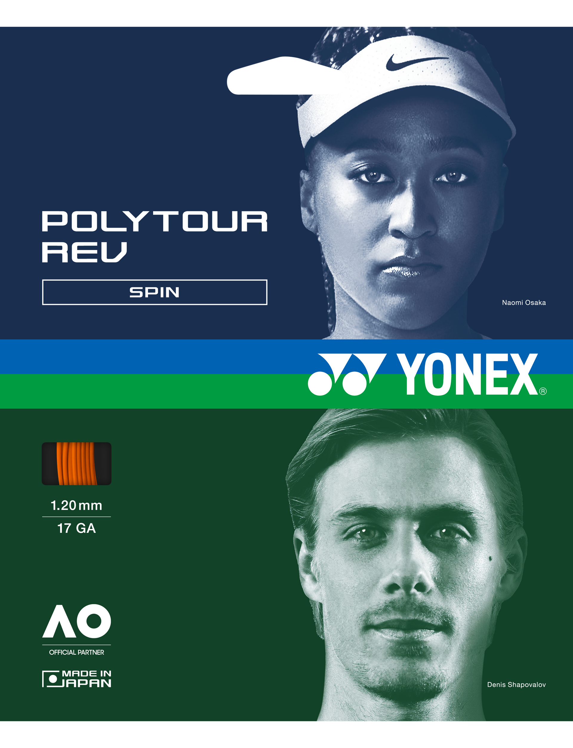 POLYTOUR REV 120 - SET – Yonex USA
