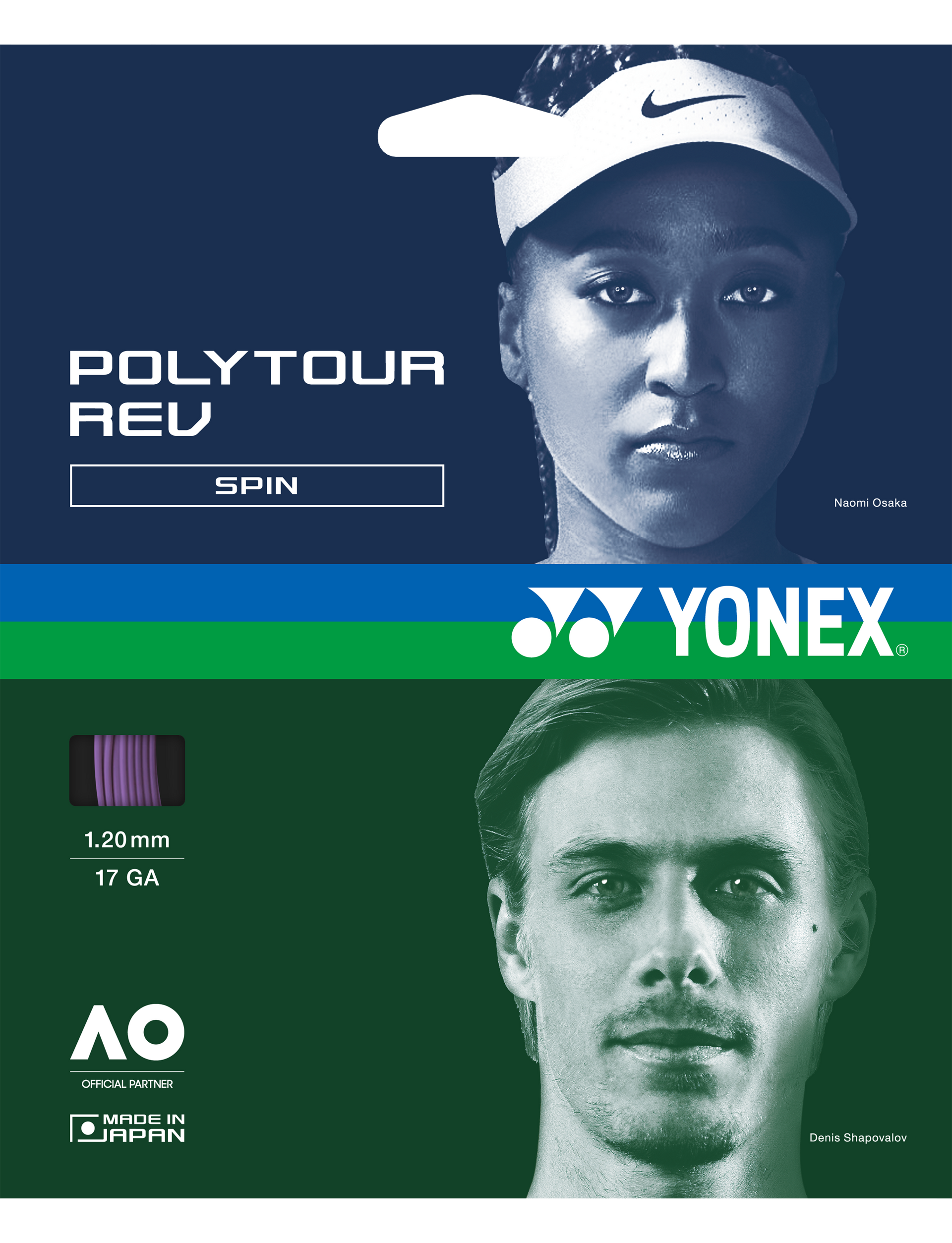 POLYTOUR REV 120 - SET – Yonex USA