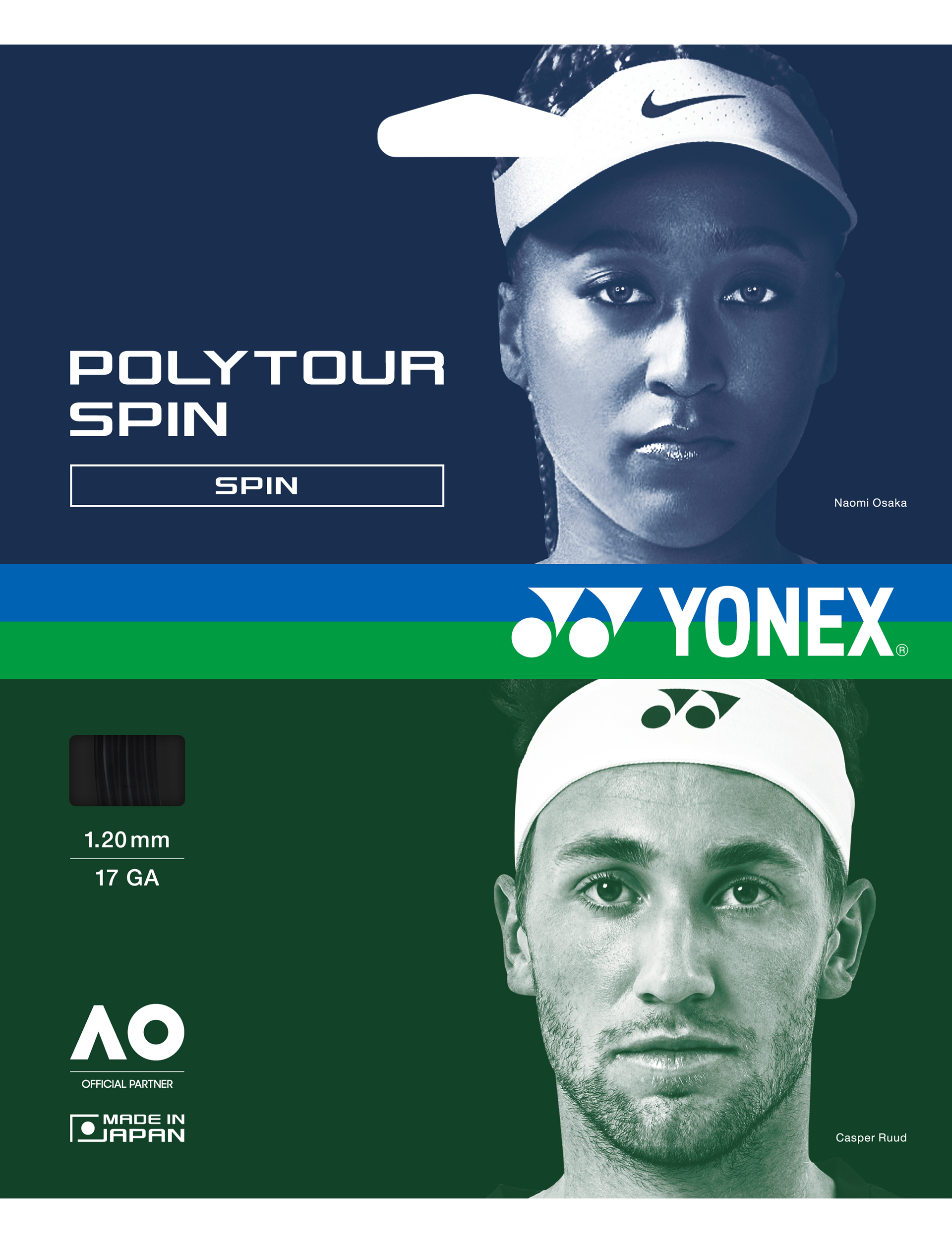 POLYTOUR SPIN 120 - SET – Yonex USA