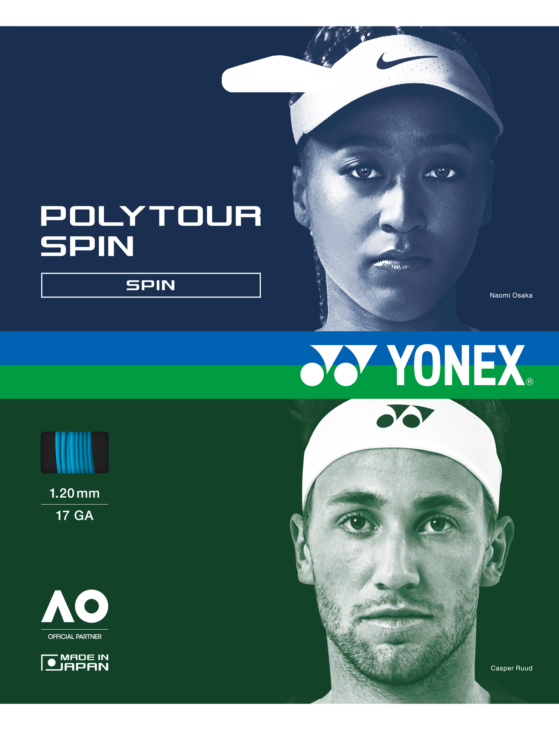 POLYTOUR SPIN 120 - SET – Yonex USA