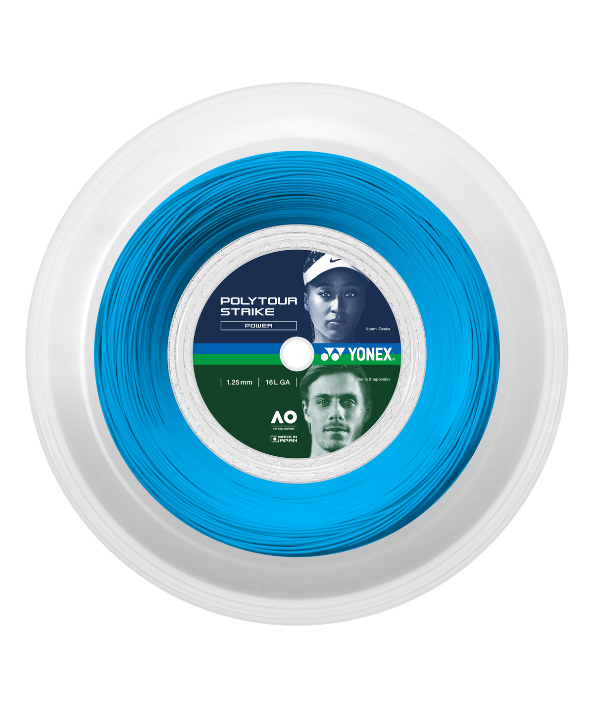 POLYTOUR STRIKE 125 - REEL – Yonex USA POLYTOUR STRIKE 125 - REEL – Yonex USA