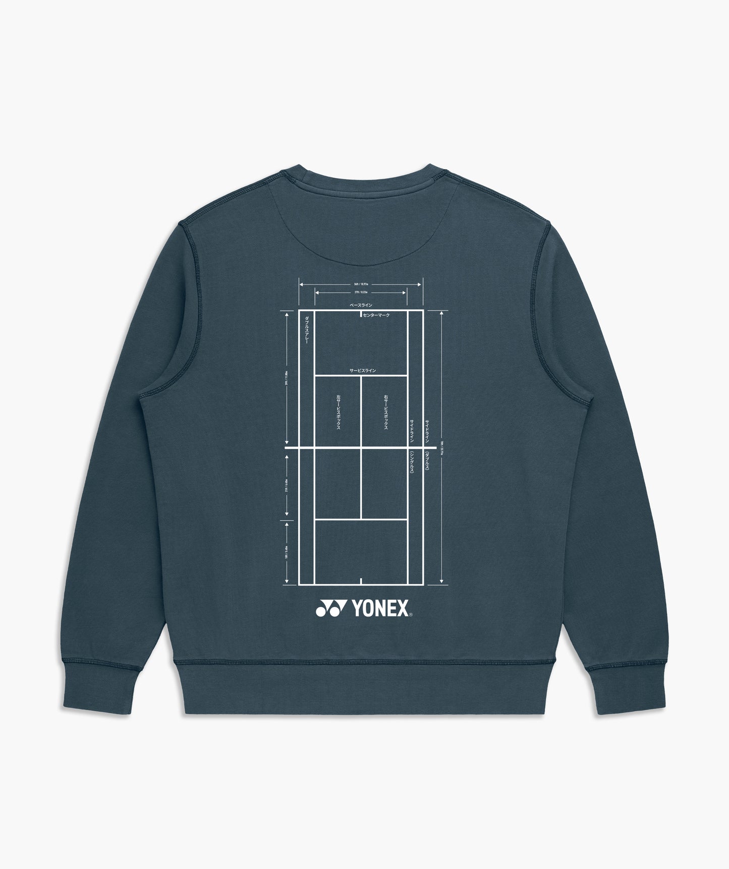 ZUMEN TENNIS COURT SWEATSHIRT