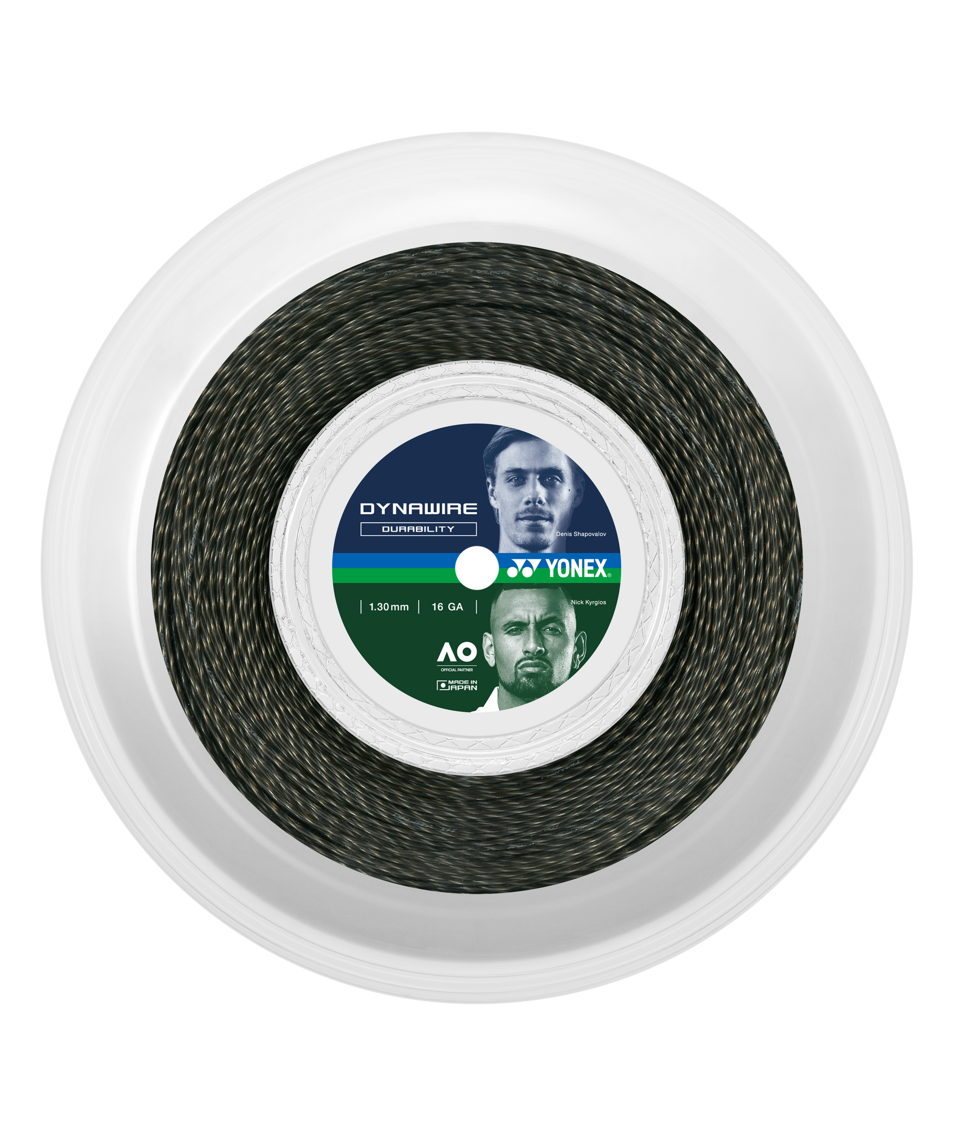 DYNAWIRE 130 - REEL – Yonex USA ヨネックス DYNAWIRE ダイナワイヤー (1.25mm/1.30mm) TDW125/TDW130 200Mロール 硬式テニス