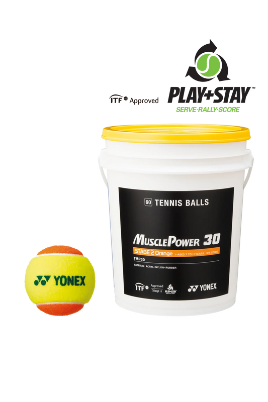 COLORED TRAINING BALLS BUCKET - 60 BALLS, STAGE 2