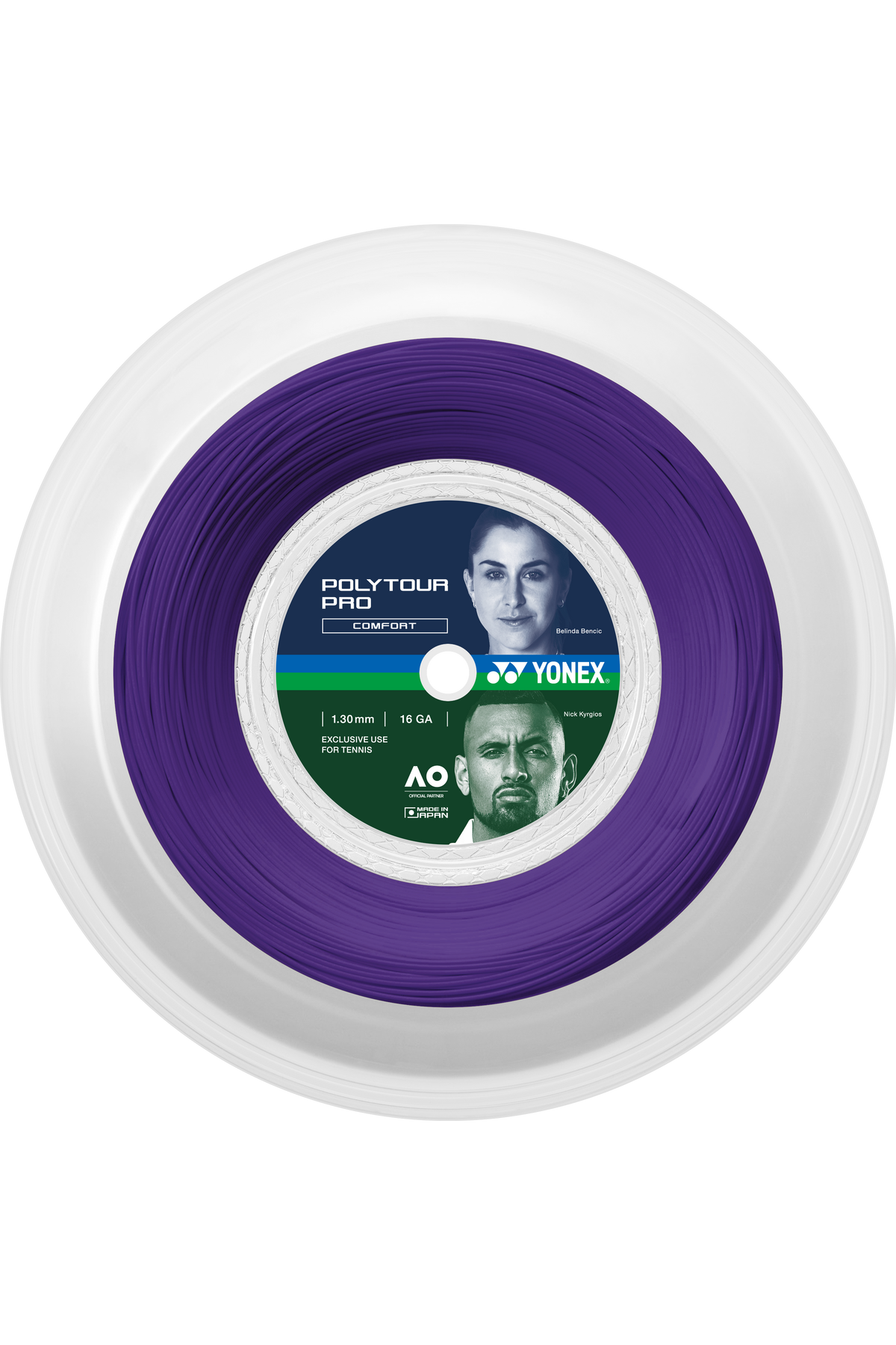 POLYTOUR PRO 130 - REEL (MIDNIGHT PURPLE) – Yonex USA POLYTOUR PRO 130 - REEL (MIDNIGHT PURPLE) – Yonex USA
